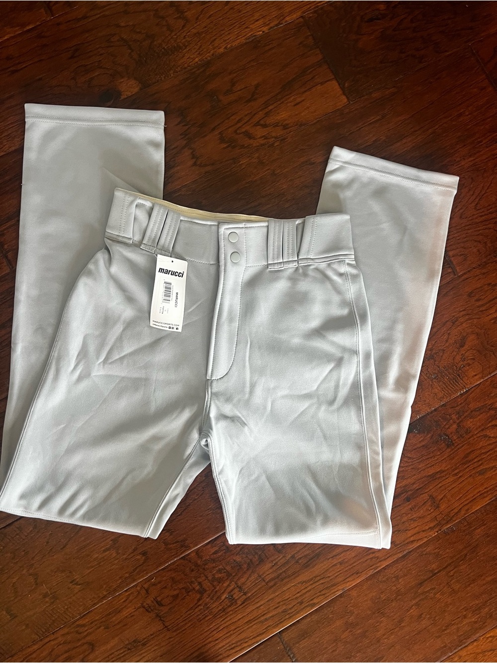Marucci Adult Double Knit Baseball Pants Gray Medium NWT Men’s